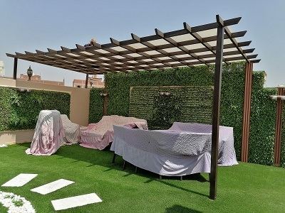 مظلات جلسات سطح الرياض صور وأشكال مظلة سطح جده 